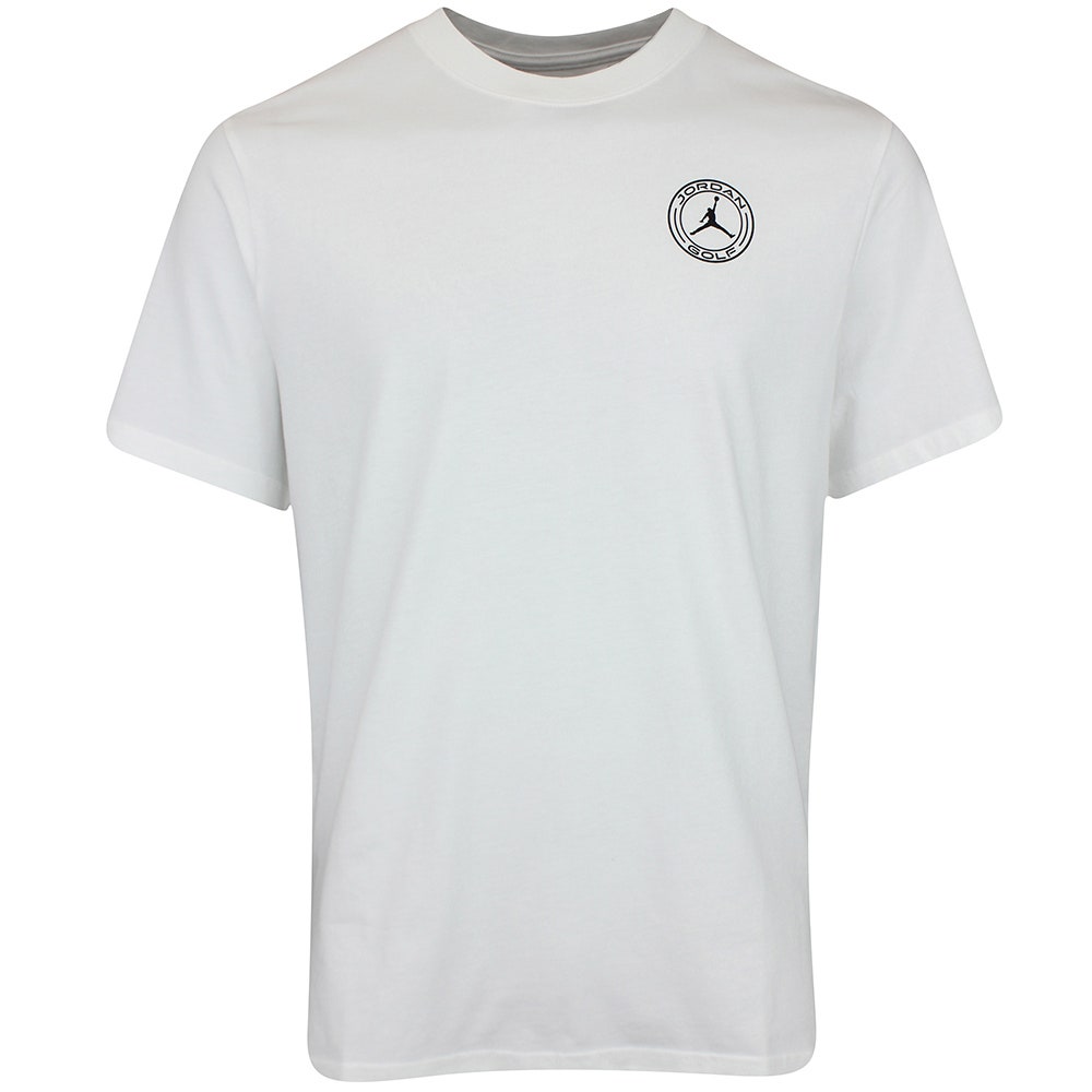 Jordan Golf T-Shirt - DF Crew Neck Tee - White FA25