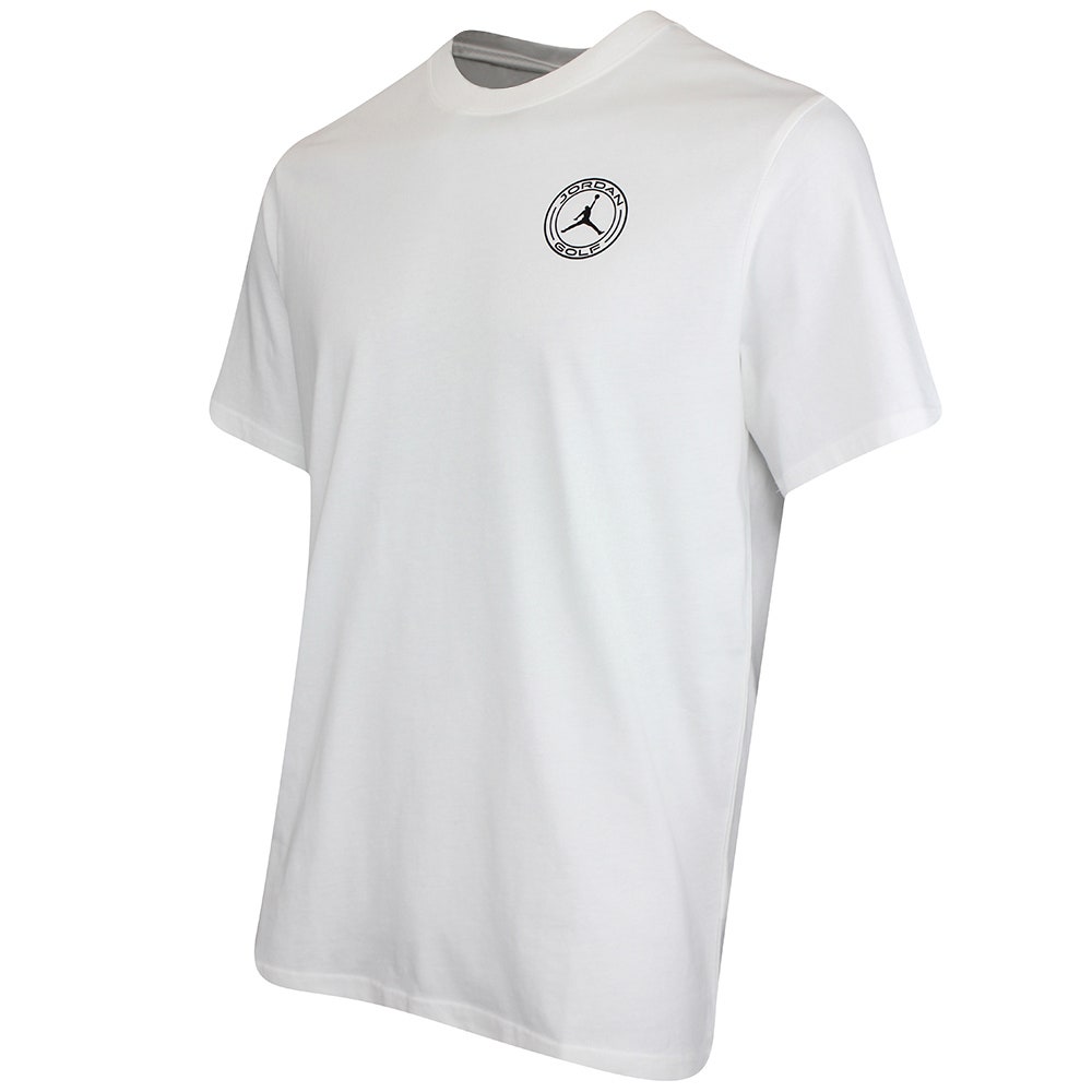 Jordan Golf T-Shirt - DF Crew Neck Tee - White FA25