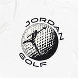 Jordan Golf T-Shirt - DF Crew Neck Tee - White FA25