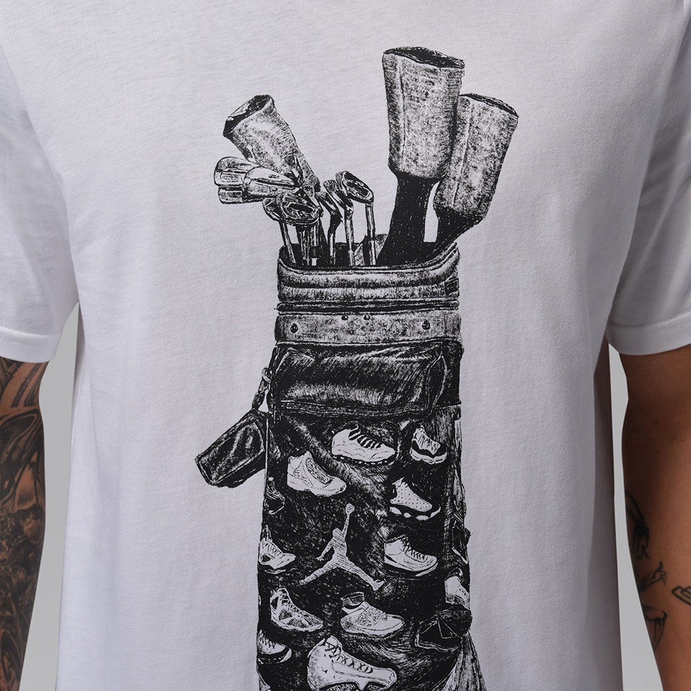 Jordan Golf T-Shirt - DF Graphic Tee - White FA26