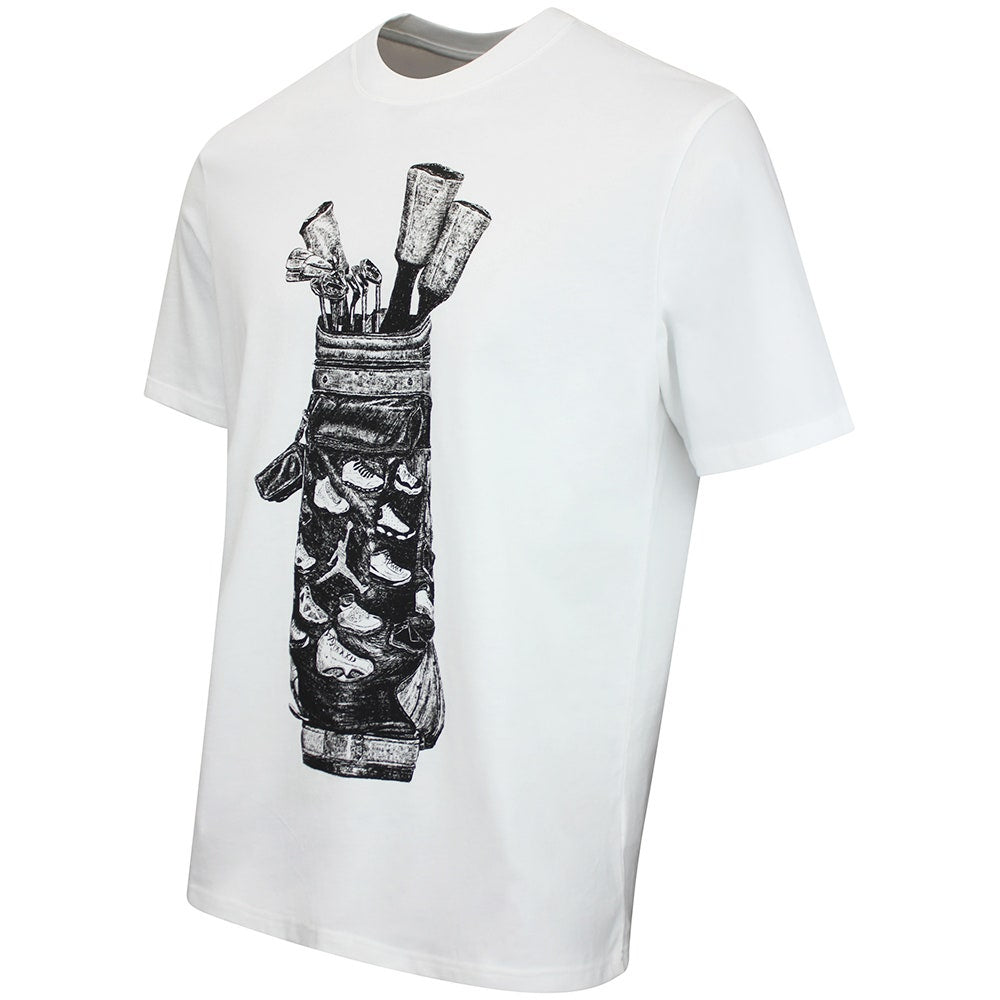 Jordan Golf T-Shirt - DF Graphic Tee - White FA26