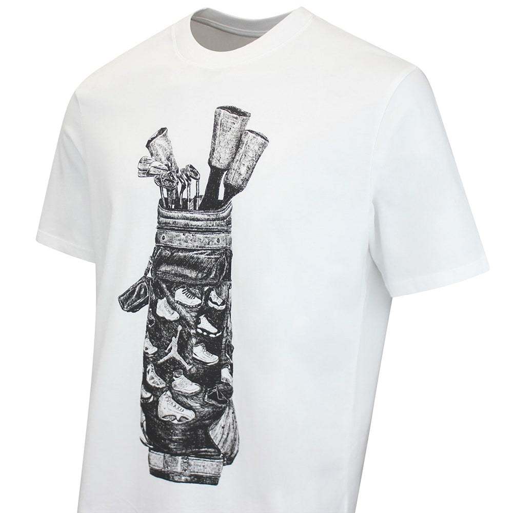 Jordan Golf T-Shirt - DF Graphic Tee - White FA26