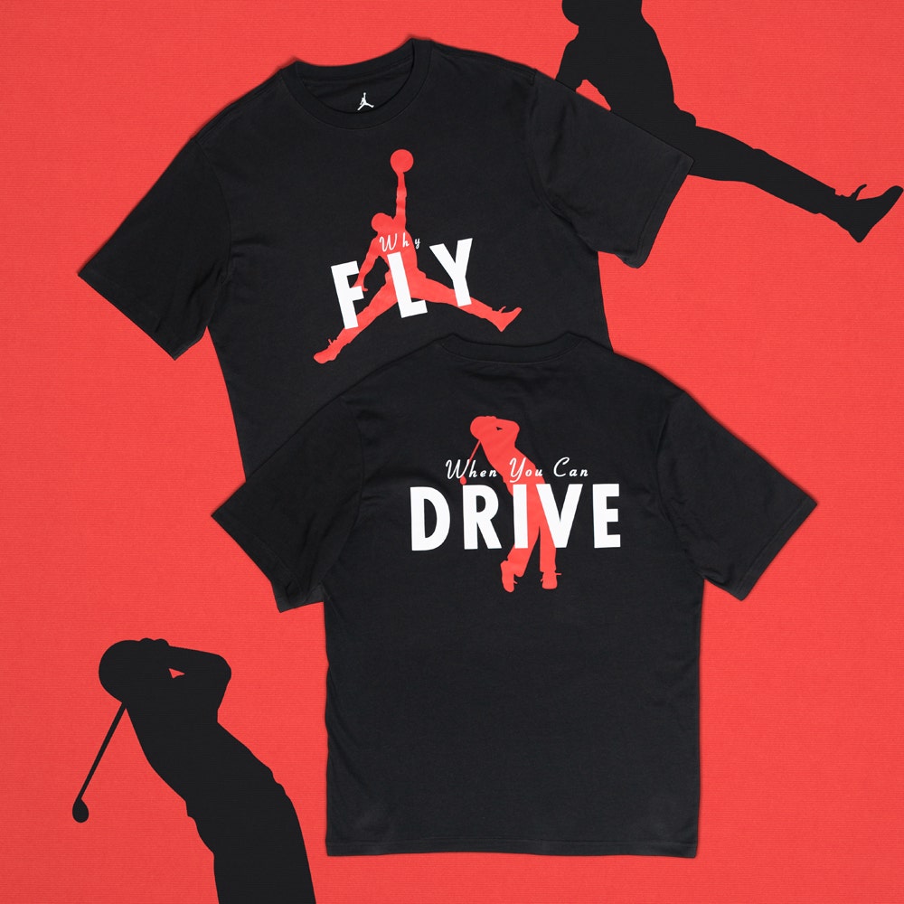 Jordan Golf T-Shirt - DF Statement Tee - Black SP26