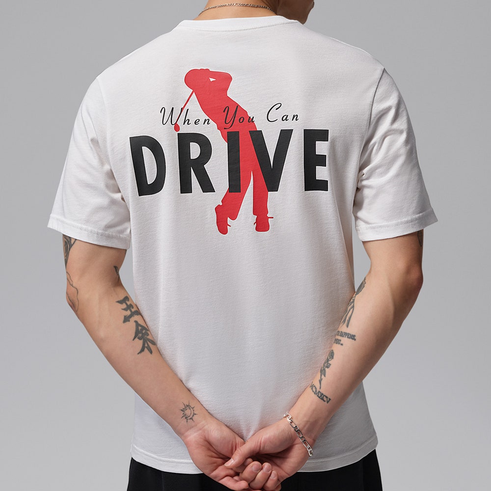 Jordan Golf T-Shirt - DF Statement Tee - White SP26