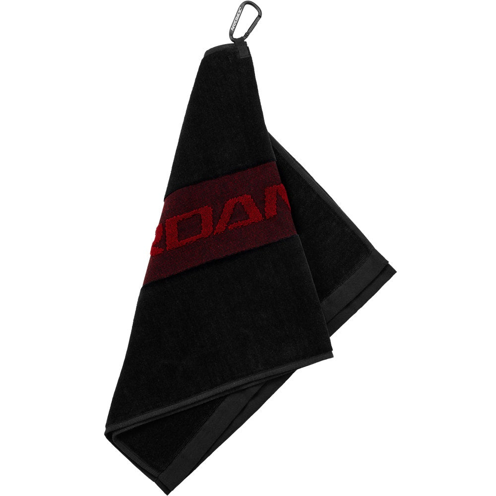 Jordan Golf Towel - Utlity 2.0 - Black - Varsity Red 2026