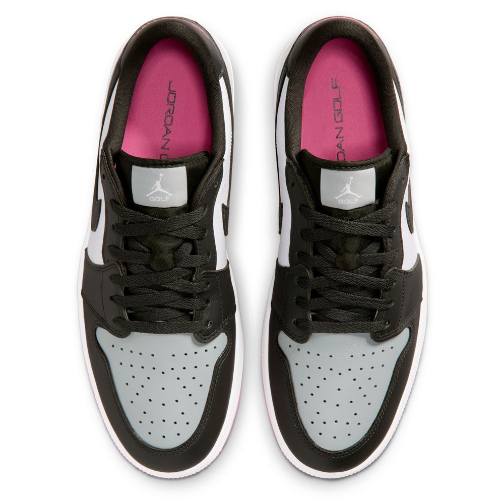 Nike Golf Shoes - Air Jordan 1 Low G - Black - Pink Glow SU26