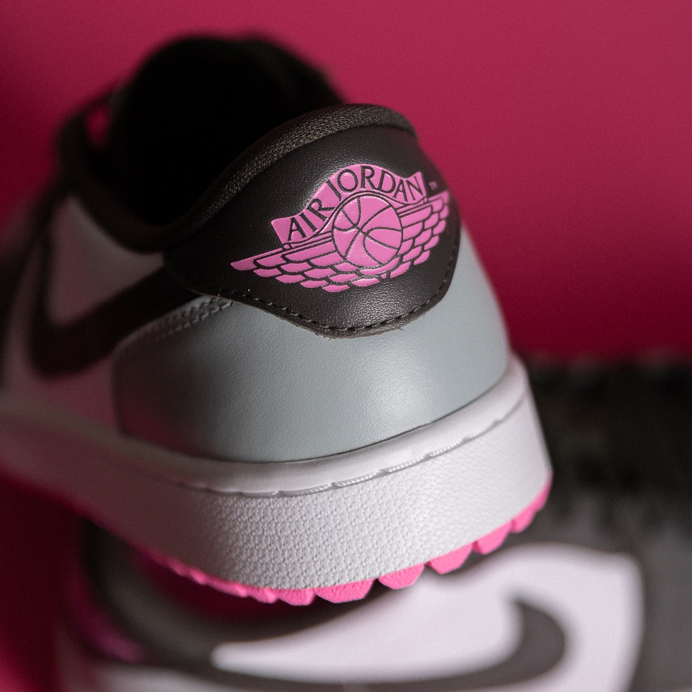 Nike Golf Shoes - Air Jordan 1 Low G - Black - Pink Glow SU26