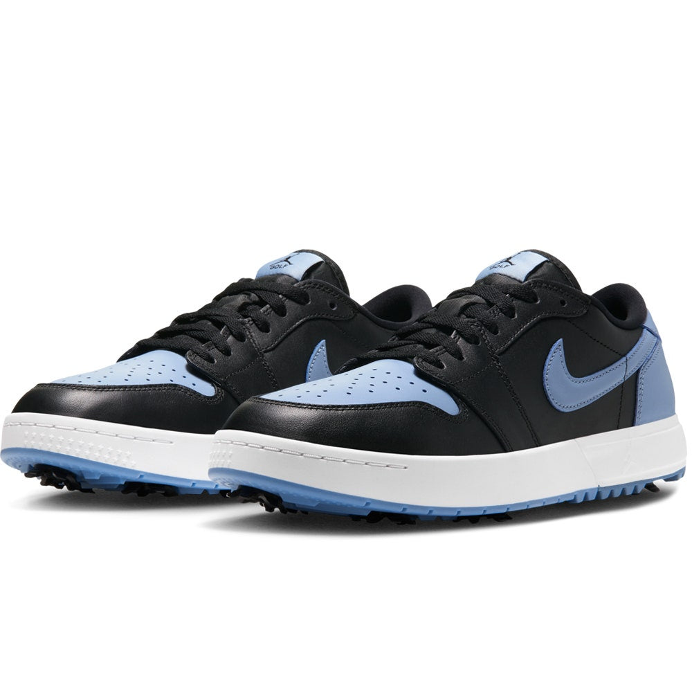 Nike Golf Shoes - Air Jordan 1 Low G Spiked - Black - Chambray HO26