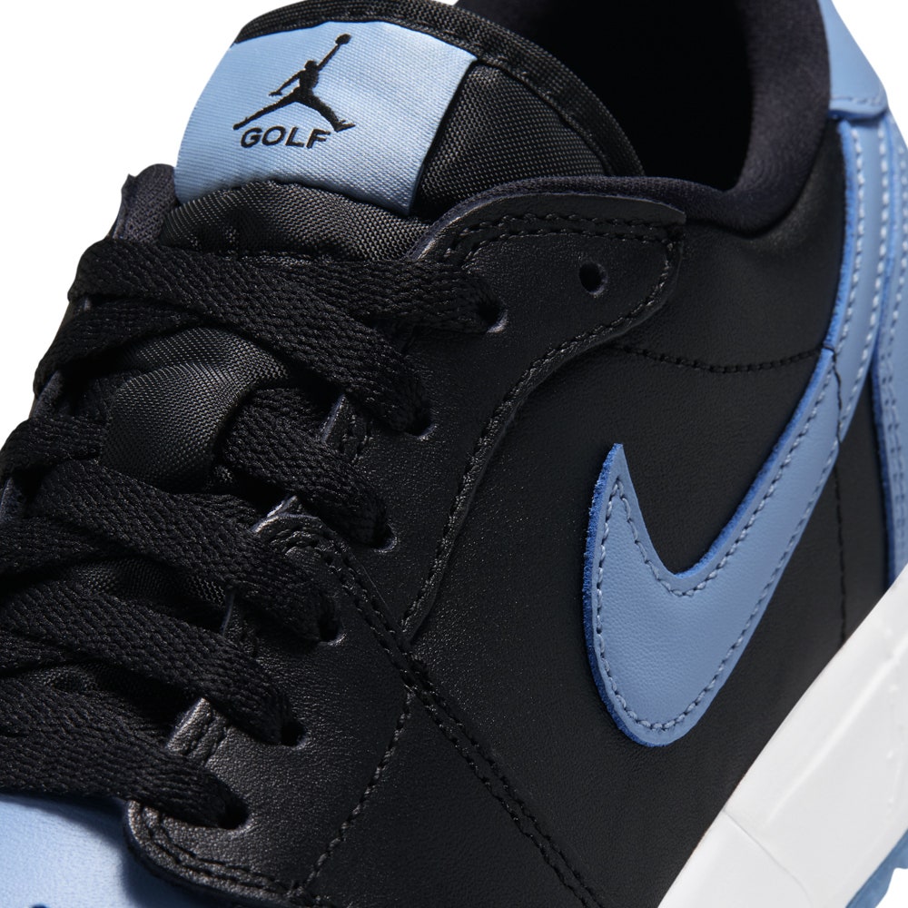 Nike Golf Shoes - Air Jordan 1 Low G Spiked - Black - Chambray HO26
