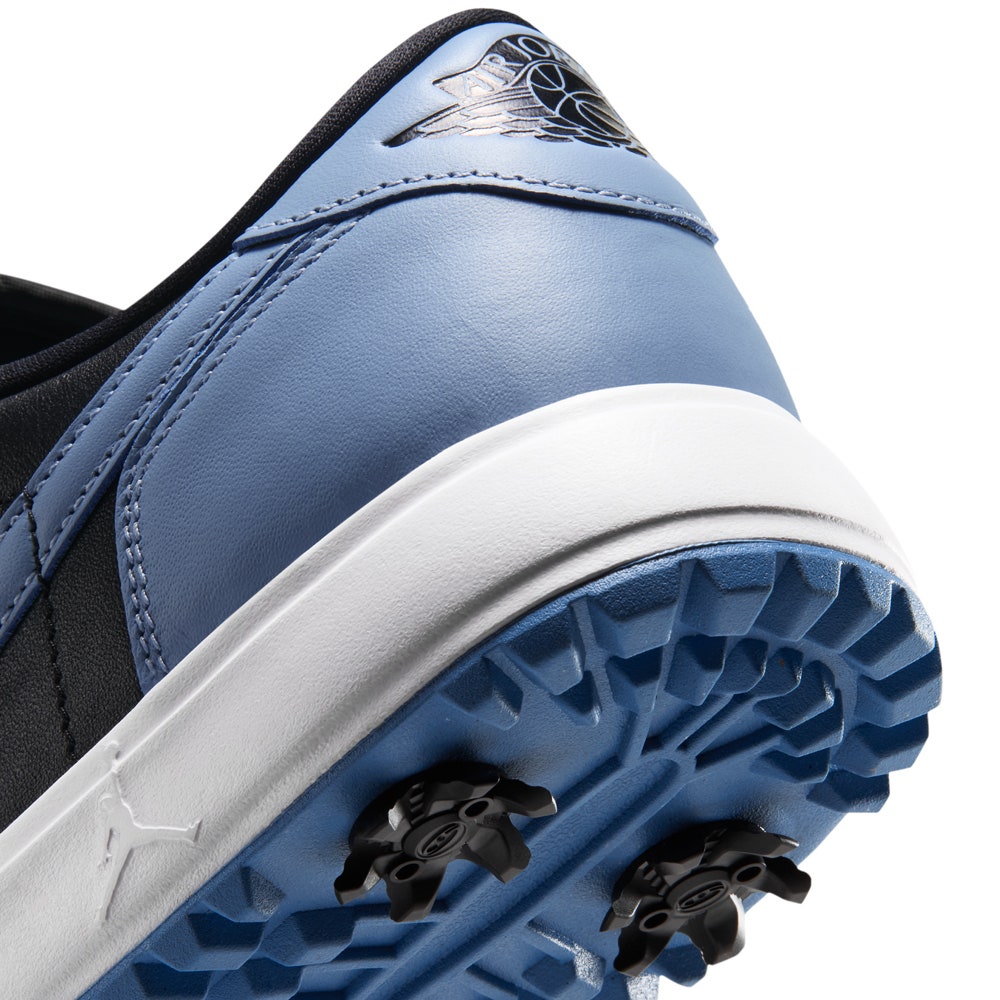 Nike Golf Shoes - Air Jordan 1 Low G Spiked - Black - Chambray HO26