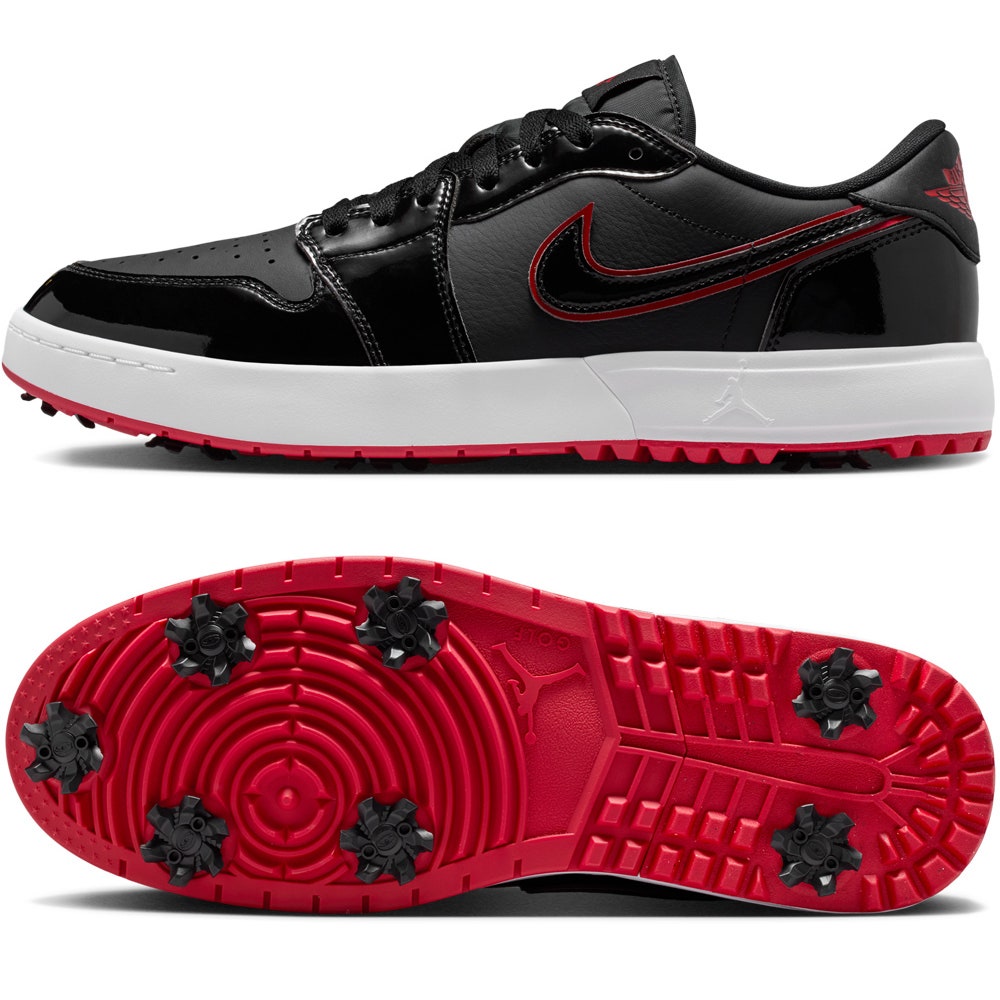 Nike Golf Shoes - Air Jordan 1 Low G Spiked - Black SP26