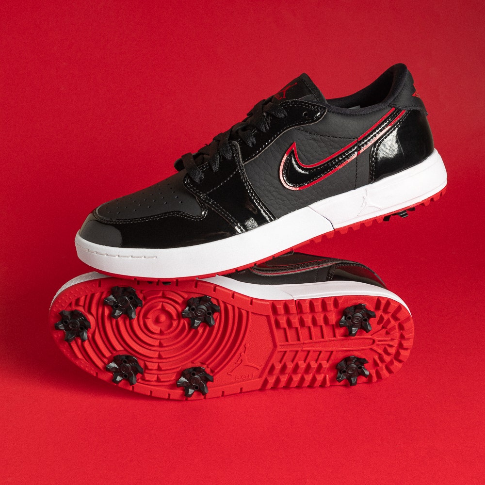 Nike Golf Shoes - Air Jordan 1 Low G Spiked - Black SP26
