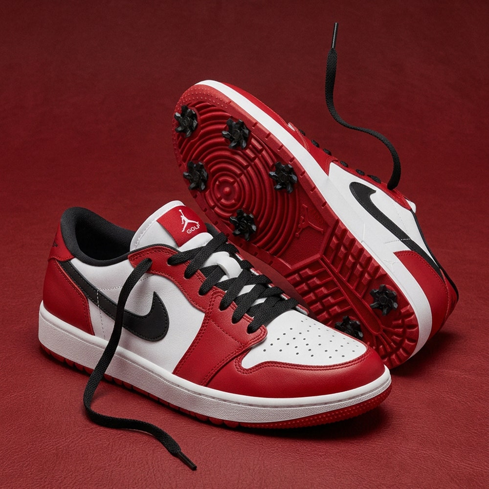 Nike Golf Shoes - Air Jordan 1 Low G Spiked - Chicago SU26