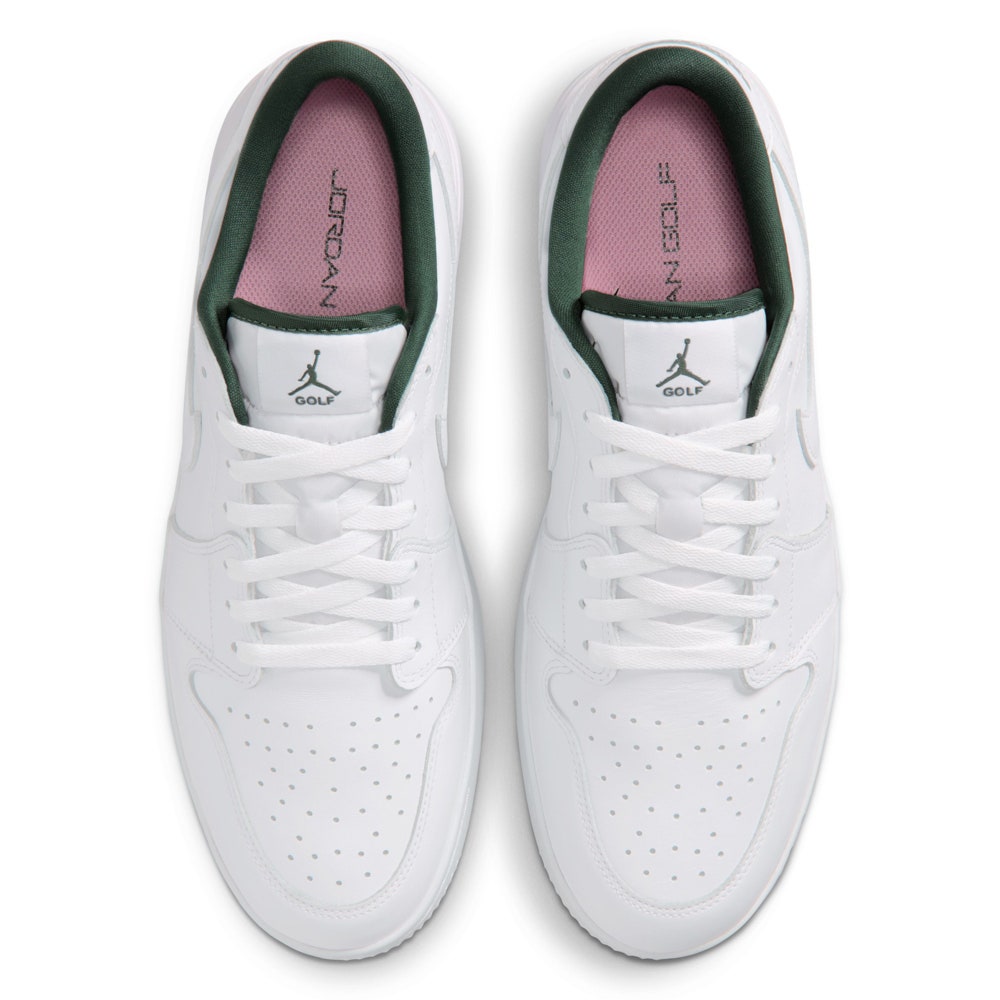 Nike Golf Shoes - Air Jordan 1 Low G Spiked - White - Fir SU26