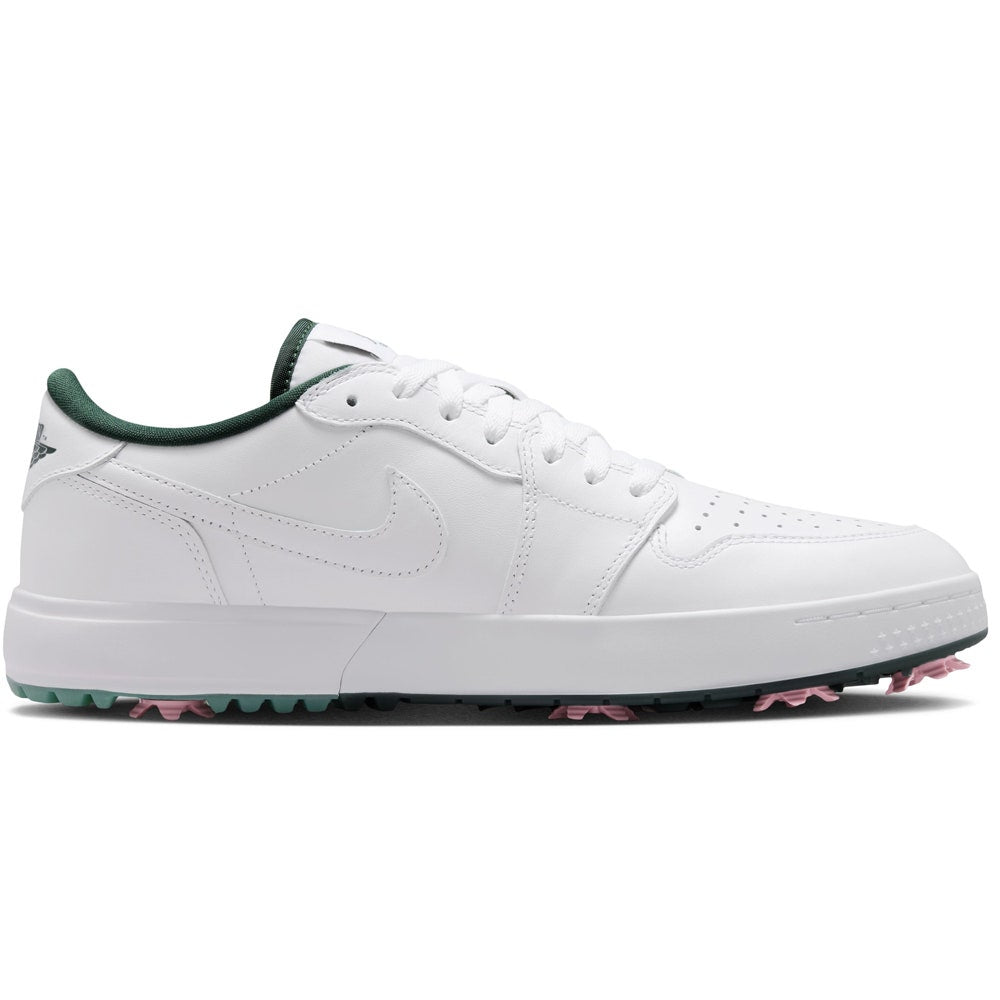 Nike Golf Shoes - Air Jordan 1 Low G Spiked - White - Fir SU26