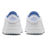 Nike Golf Shoes - Air Jordan 1 Low G - White - Hydrogen Blue HO26