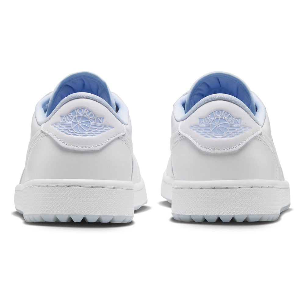 Nike Golf Shoes - Air Jordan 1 Low G - White - Hydrogen Blue HO26