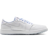 Nike Golf Shoes - Air Jordan 1 Low G - White - Hydrogen Blue HO26