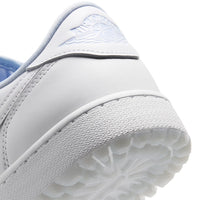 Nike Golf Shoes - Air Jordan 1 Low G - White - Hydrogen Blue HO26