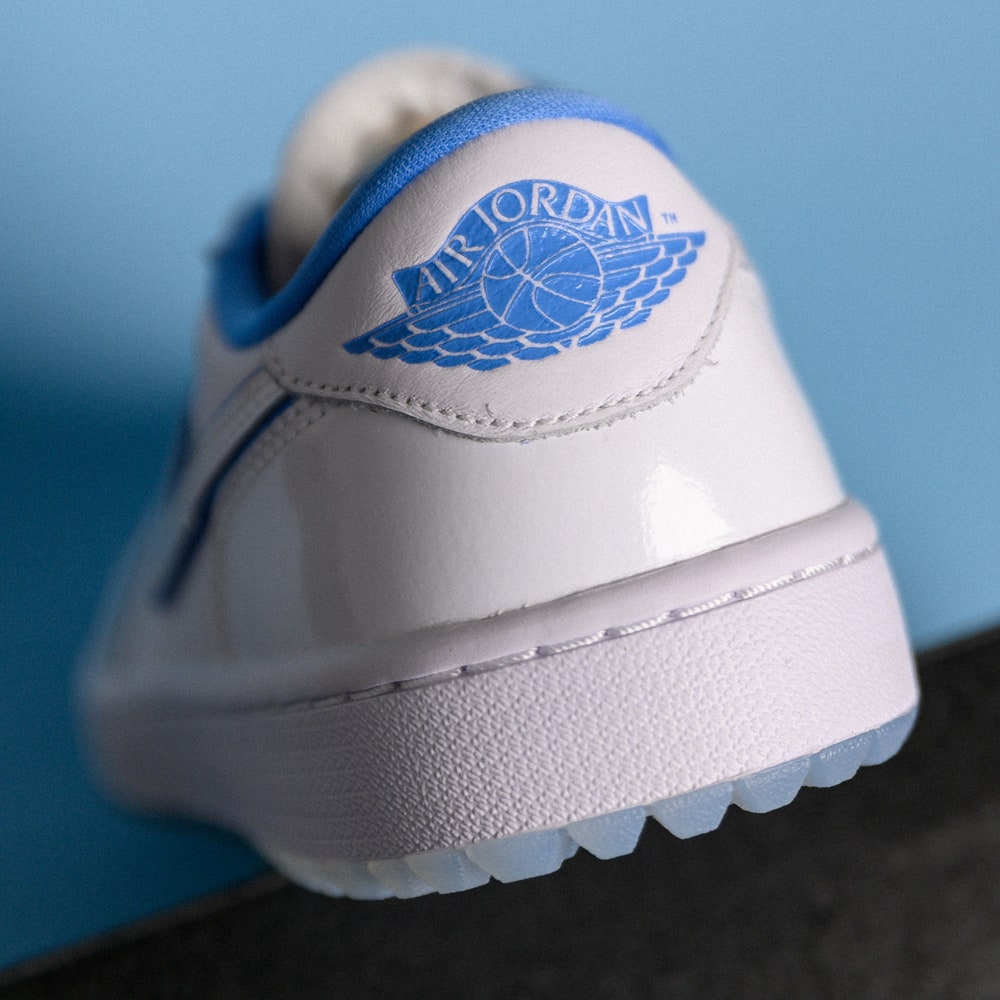 Nike Golf Shoes - Air Jordan 1 Low G - White - Legend Blue SP26
