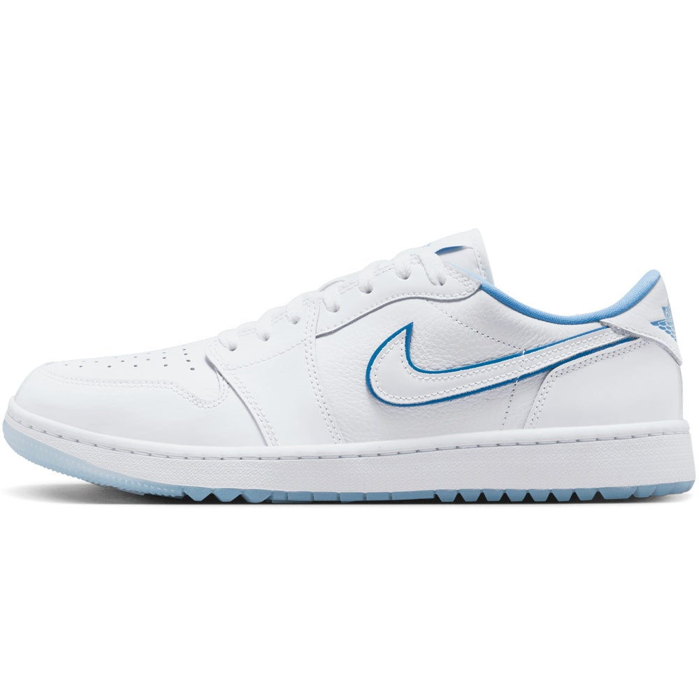 Nike Golf Shoes - Air Jordan 1 Low G - White - Legend Blue SP26