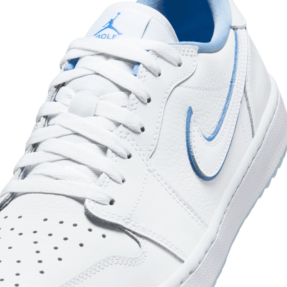 Nike Golf Shoes - Air Jordan 1 Low G - White - Legend Blue SP26