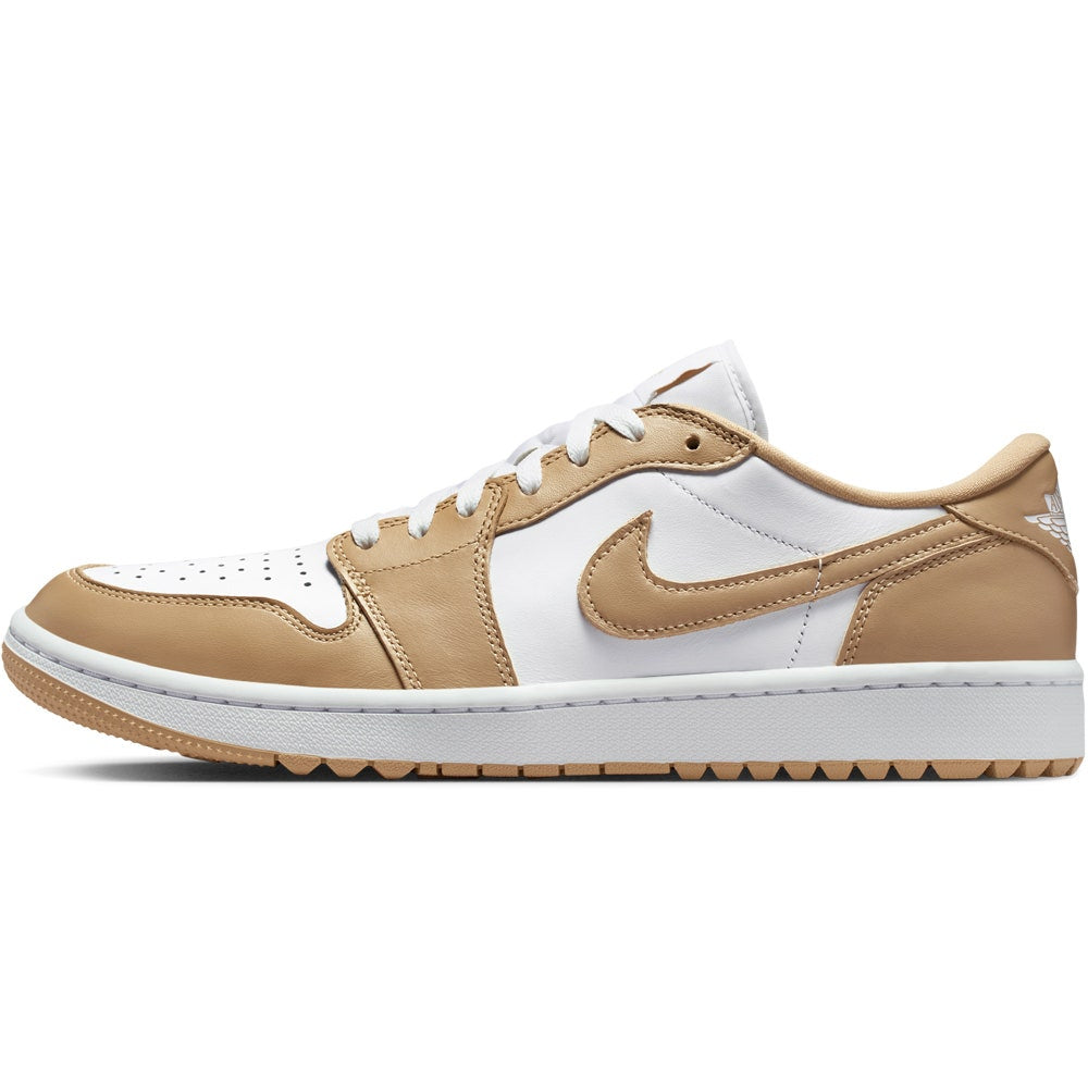 Nike Golf Shoes - Air Jordan 1 Low G - White - Linen SP26