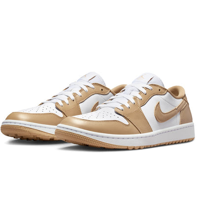 Nike Golf Shoes - Air Jordan 1 Low G - White - Linen SP26
