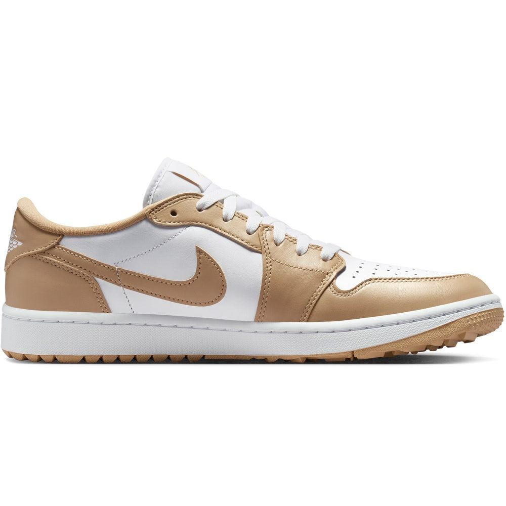 Nike Golf Shoes - Air Jordan 1 Low G - White - Linen SP26