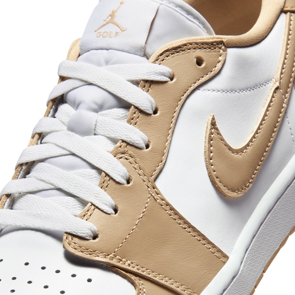 Nike Golf Shoes - Air Jordan 1 Low G - White - Linen SP26