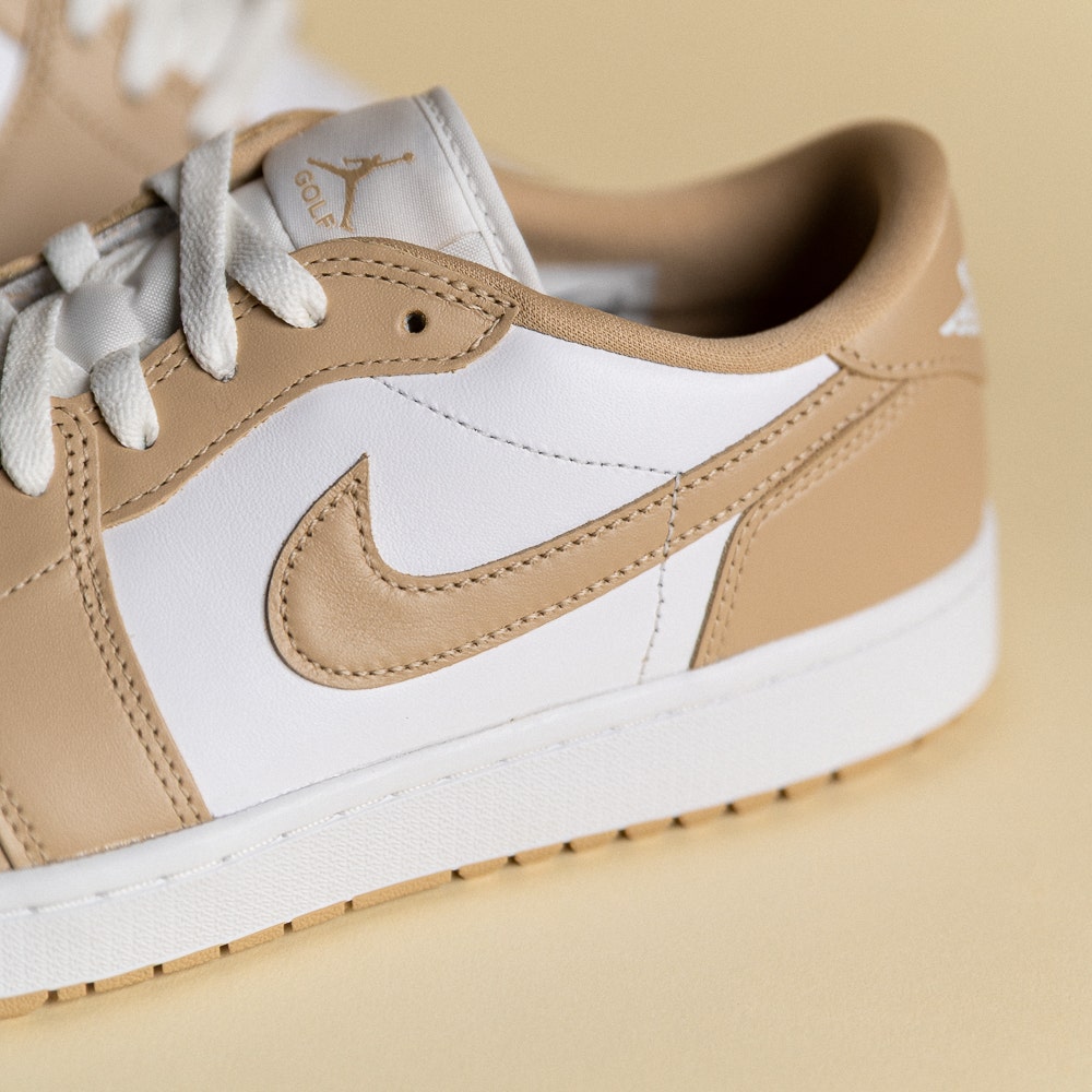 Nike Golf Shoes - Air Jordan 1 Low G - White - Linen SP26