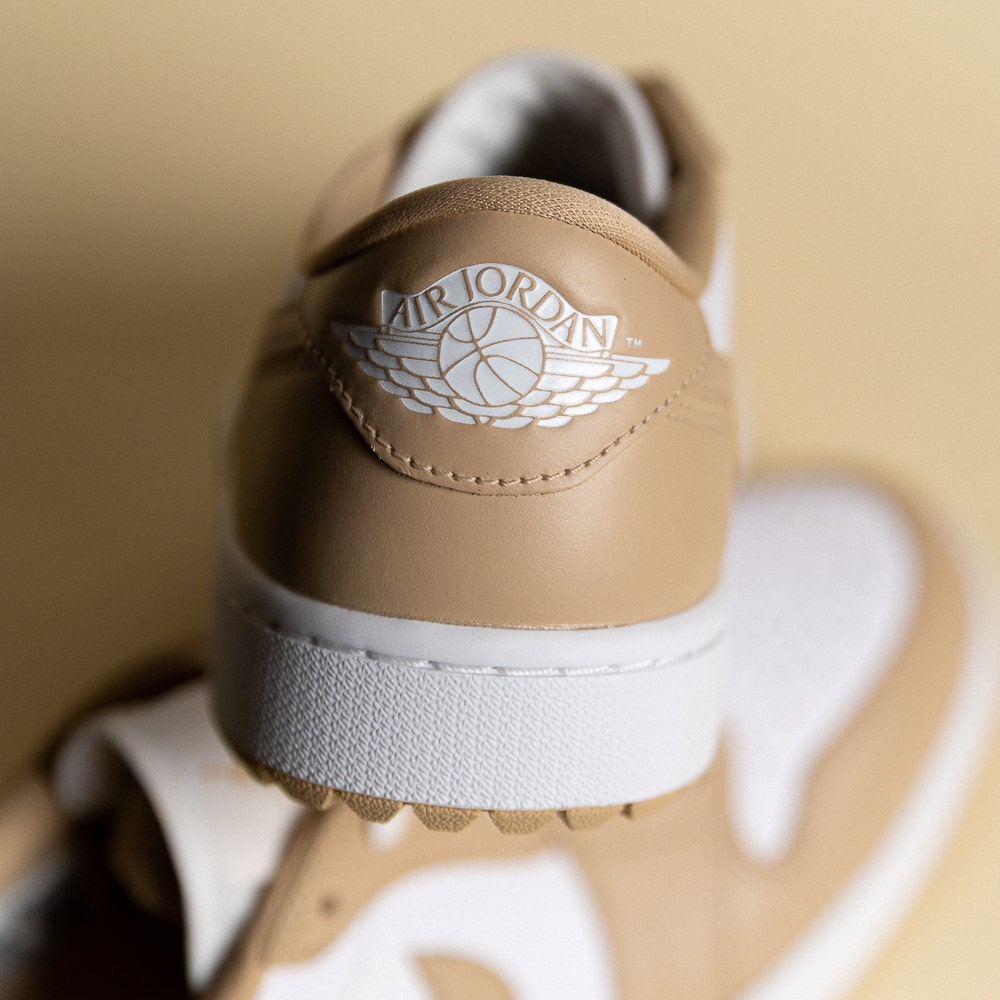 Nike Golf Shoes - Air Jordan 1 Low G - White - Linen SP26