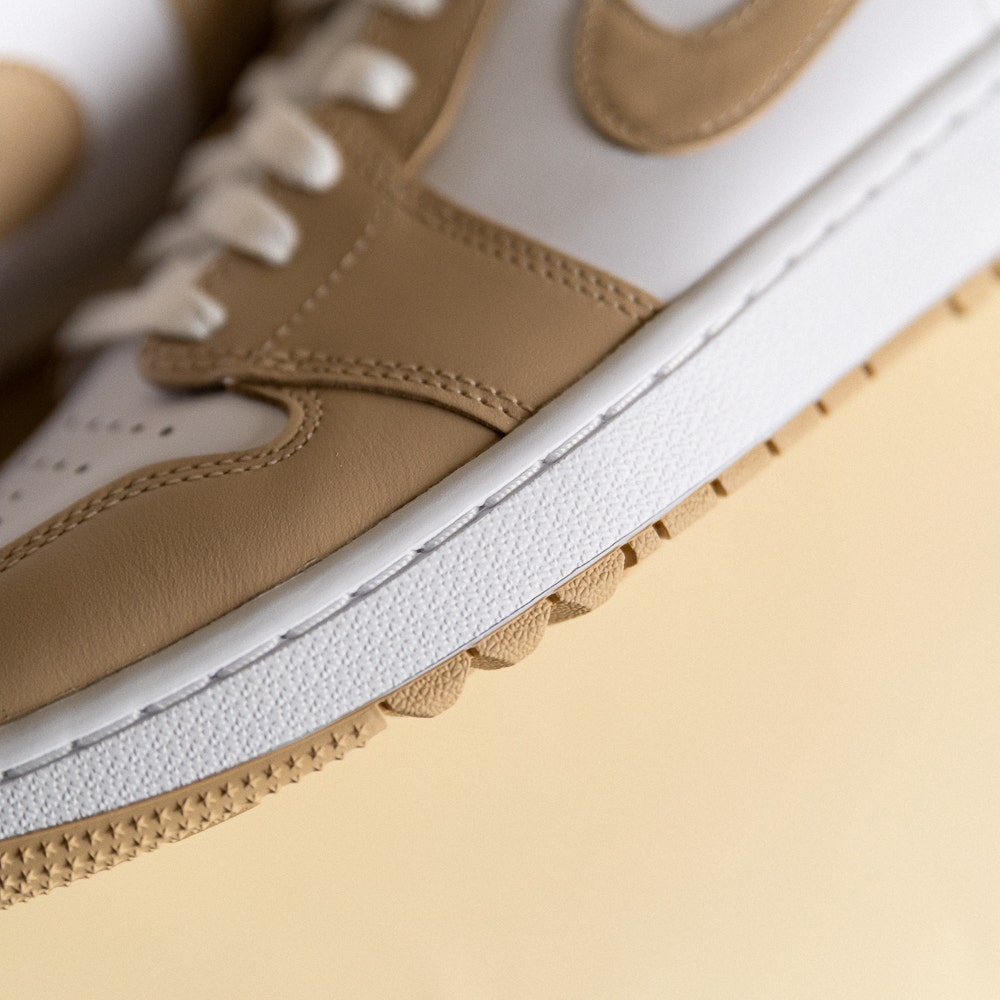 Nike Golf Shoes - Air Jordan 1 Low G - White - Linen SP26