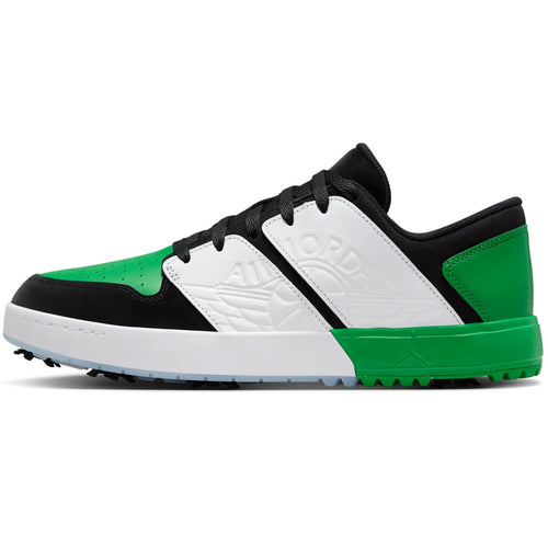Nike Golf Shoes - Air Jordan Nu Retro 1 G - Black - Lucky Green SU25