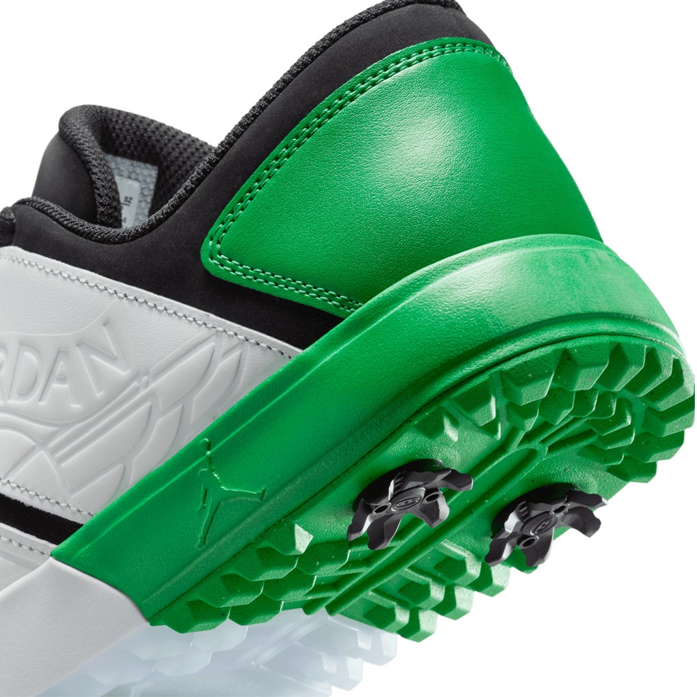 Nike Golf Shoes - Air Jordan Nu Retro 1 G - Black - Lucky Green SU25