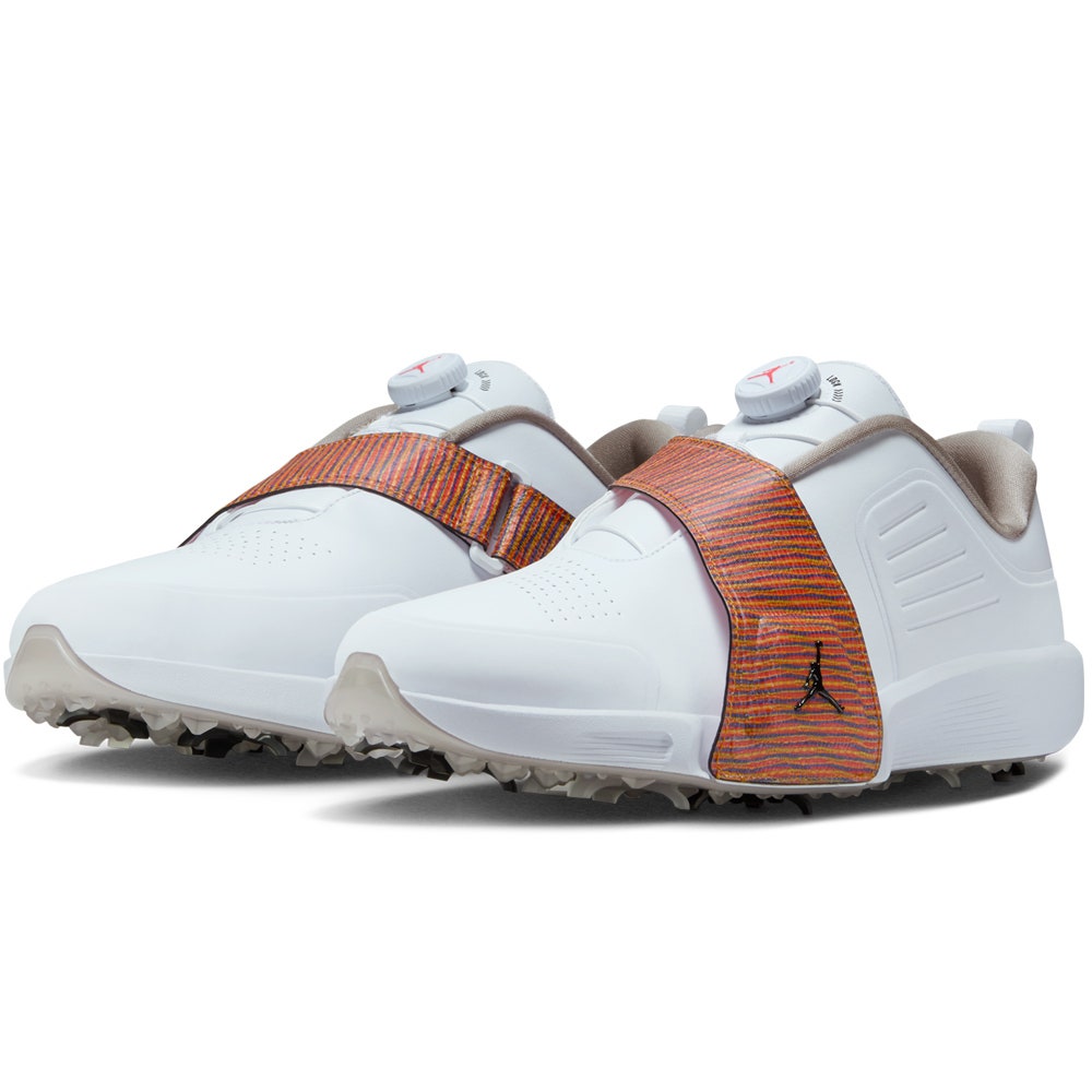 Nike Golf Shoes - Jordan Air Rev - White - Infrared 23 FA25