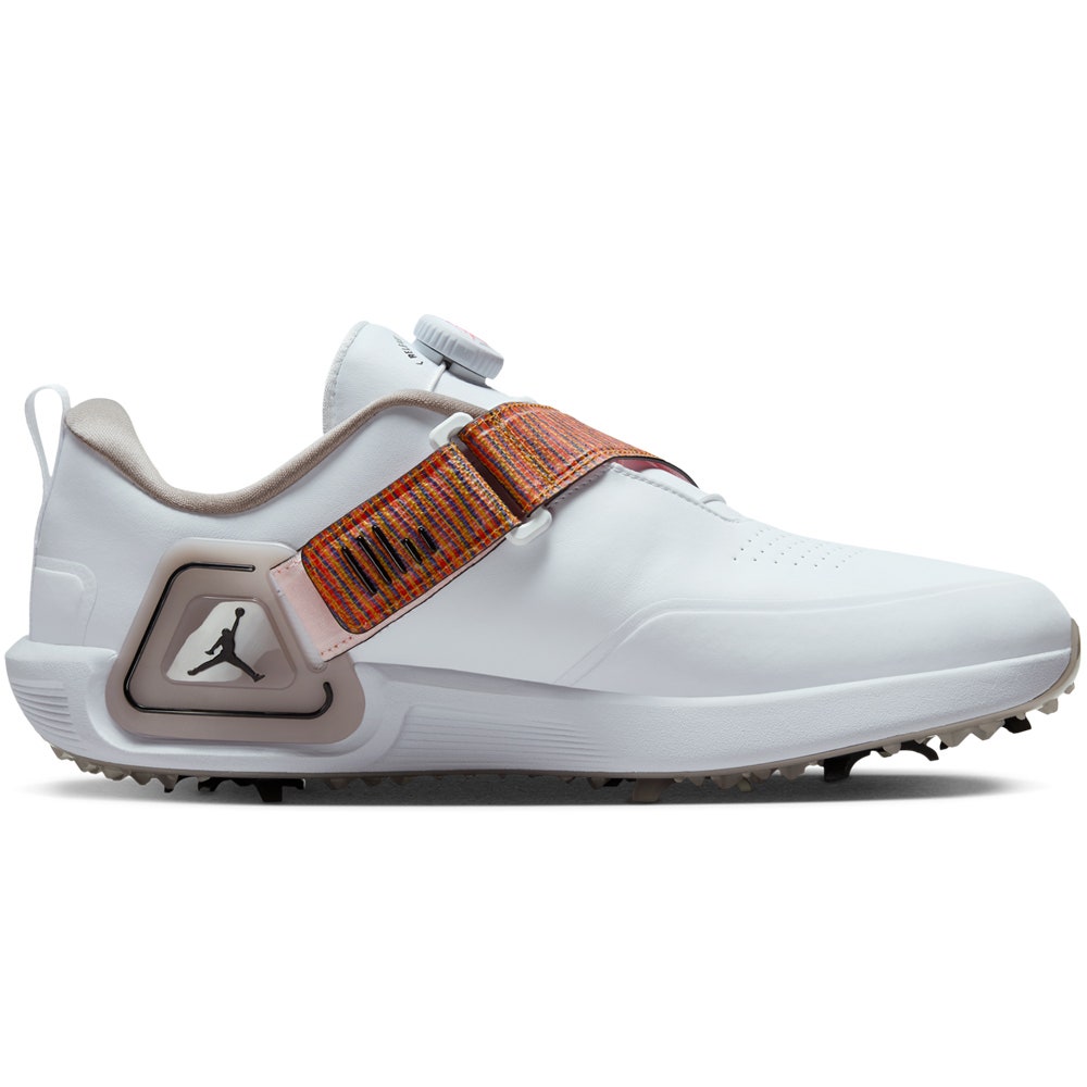 Nike Golf Shoes - Jordan Air Rev - White - Infrared 23 FA25