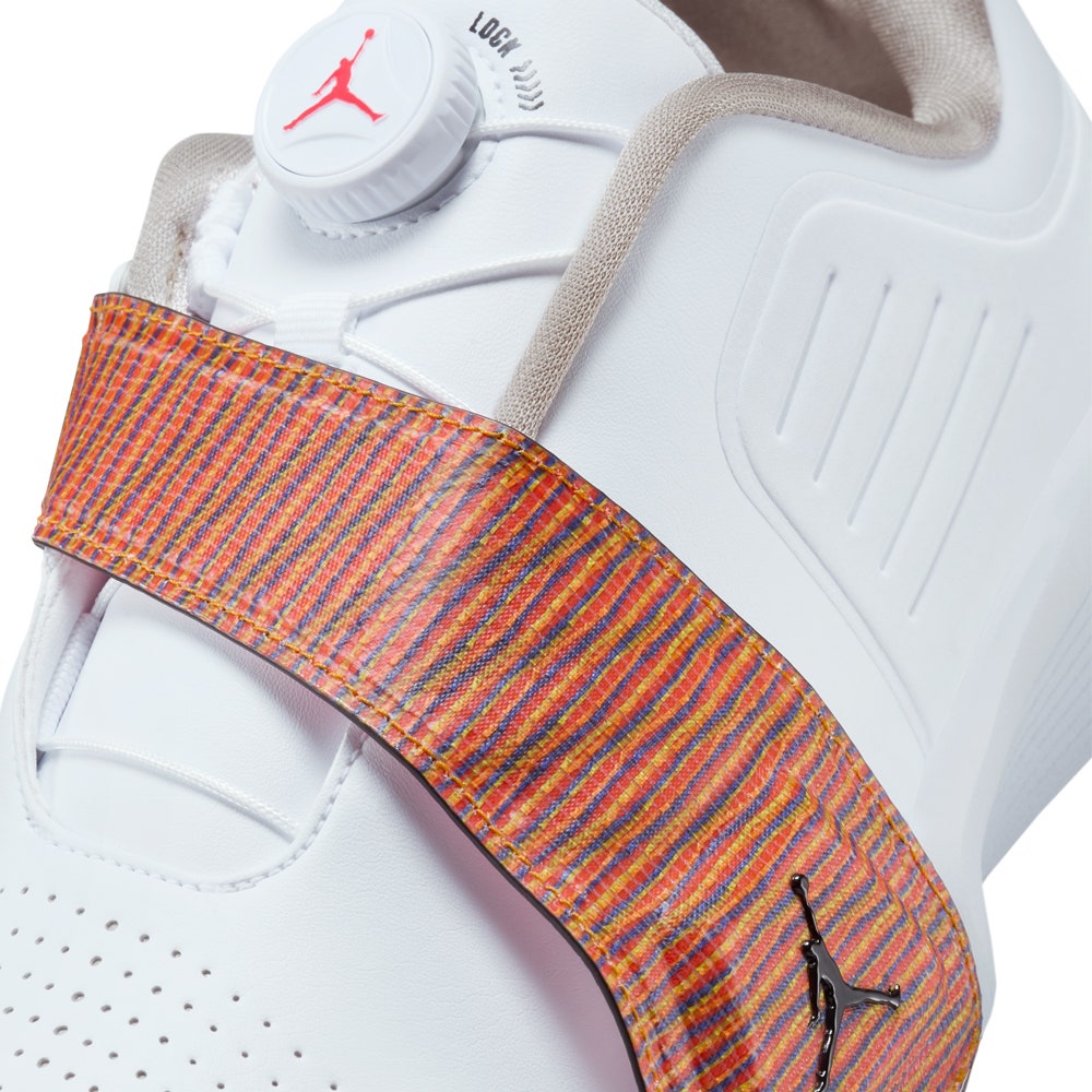 Nike Golf Shoes - Jordan Air Rev - White - Infrared 23 FA25