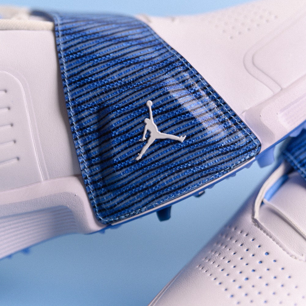 Nike Golf Shoes - Jordan Air Rev - White - University Blue SU25