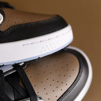 Nike Golf Shoes - Jordan Nu Retro 1 G - Black - Palomino HO25