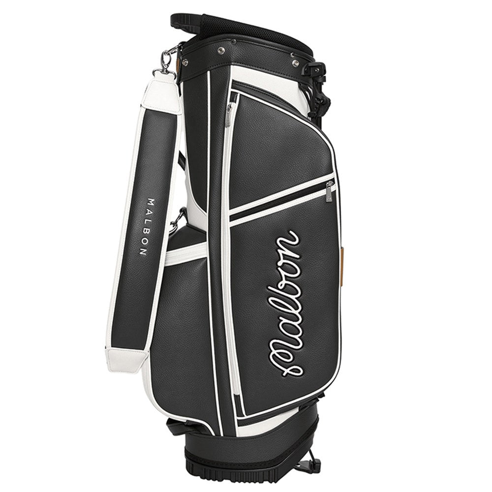 Malbon Golf Bag - Evergreen Stand Bag - Black FA25