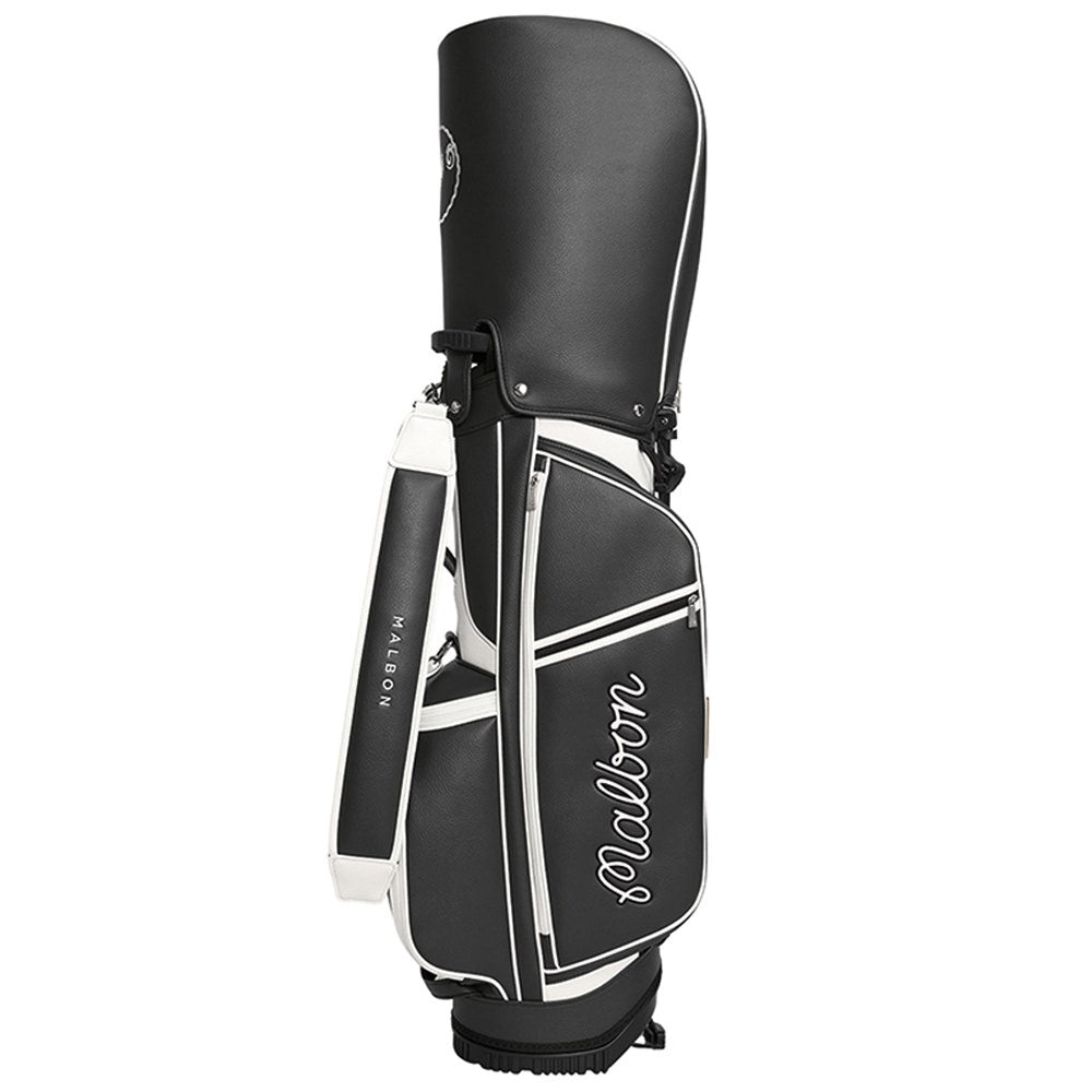 Malbon Golf Bag - Evergreen Stand Bag - Black FA25