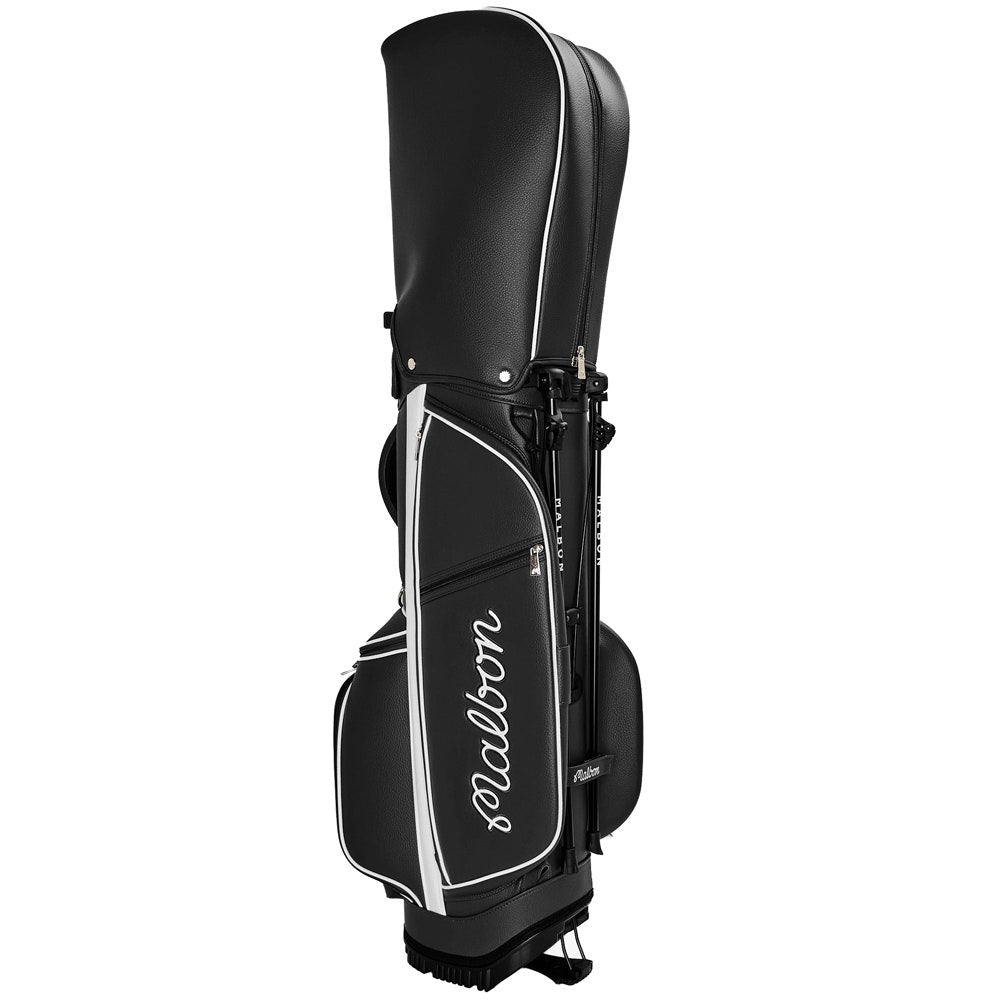 Malbon Golf Bag - Icons Cart Stand - Black SS26
