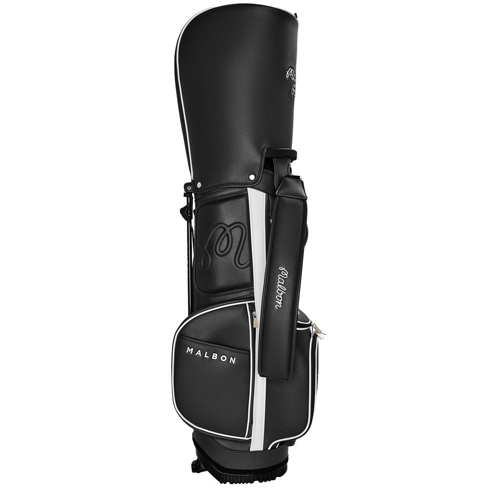 Malbon Golf Bag - Icons Cart Stand - Black SS26