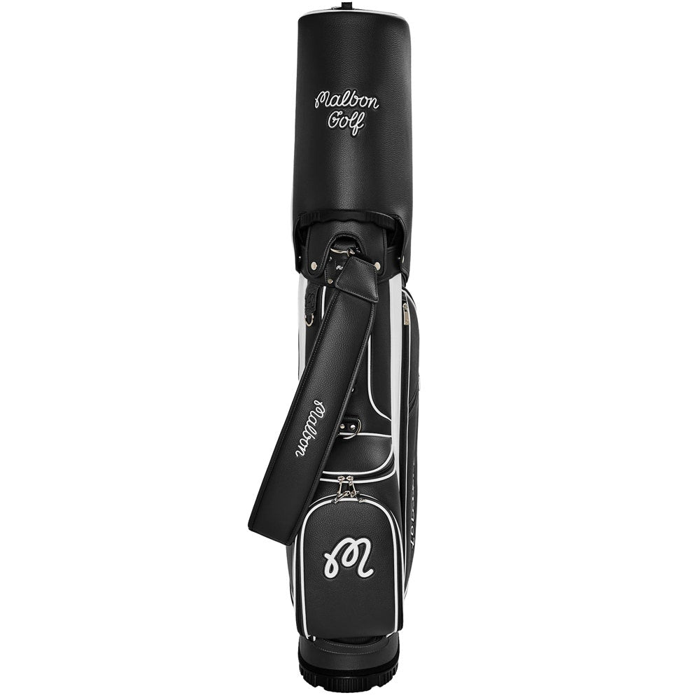 Malbon Golf Bag - Icons Cart Stand - Black SS26