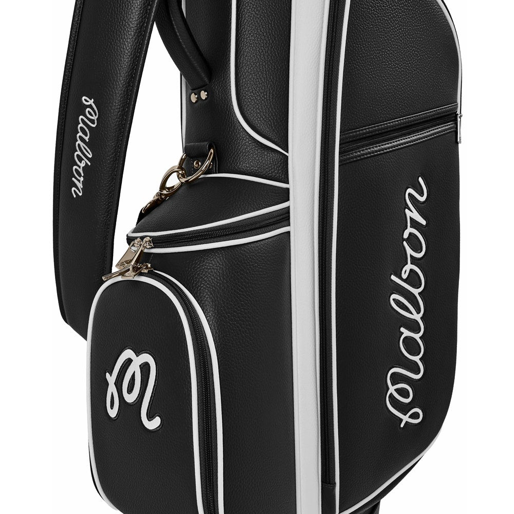 Malbon Golf Bag - Icons Cart Stand - Black SS26