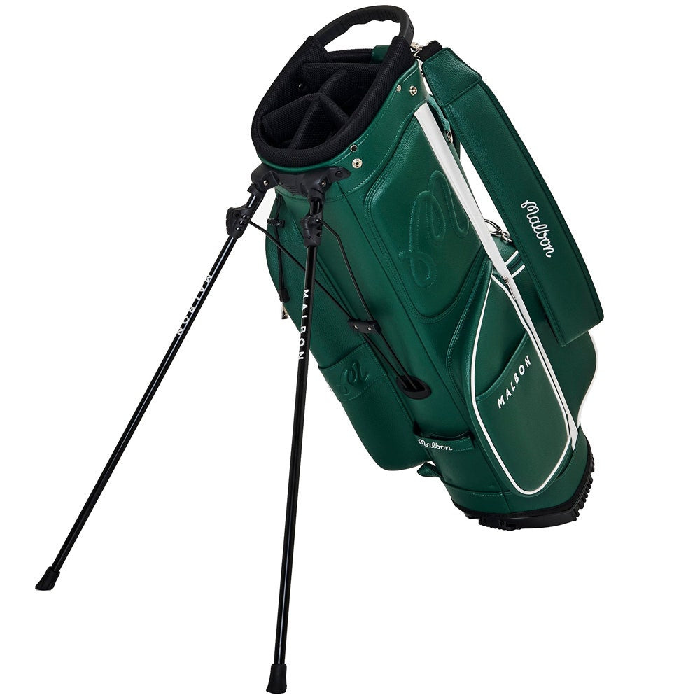 Malbon Golf Bag - Icons Cart Stand - Forest SS26