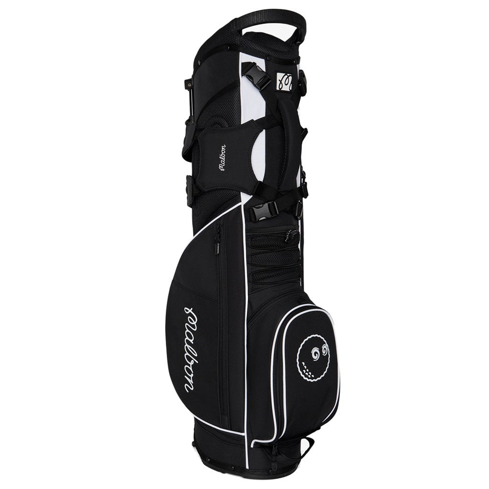Malbon Golf Bag - Icons Walking Bag - Black SS26