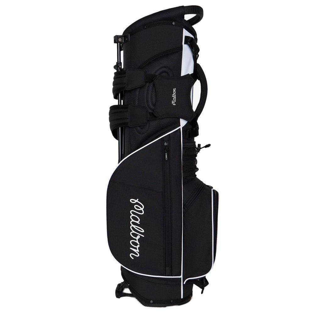 Malbon Golf Bag - Icons Walking Bag - Black SS26