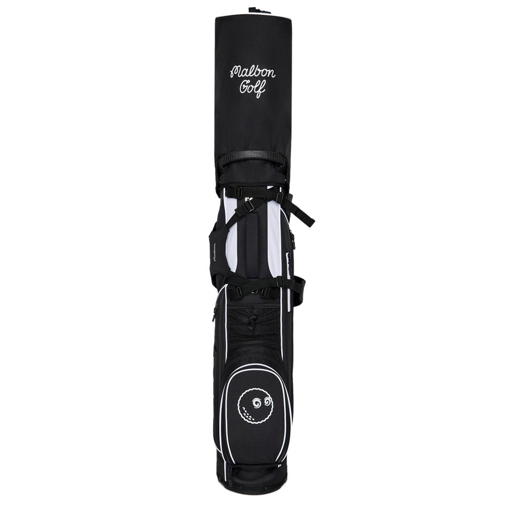 Malbon Golf Bag - Icons Walking Bag - Black SS26